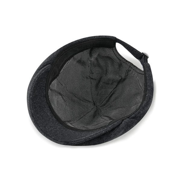 Berretto Melton Wool Ivy Cap grigio - personalizzabile con logo