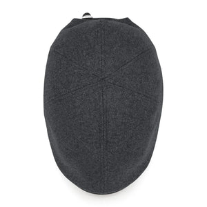 Berretto Melton Wool Ivy Cap grigio - personalizzabile con logo
