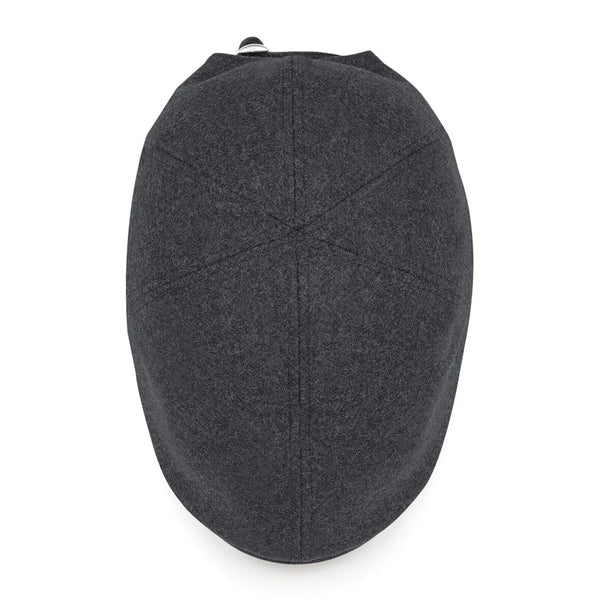 Berretto Melton Wool Ivy Cap grigio - personalizzabile con logo