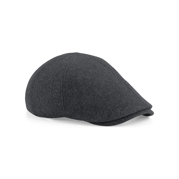 Berretto Melton Wool Ivy Cap grigio - personalizzabile con logo