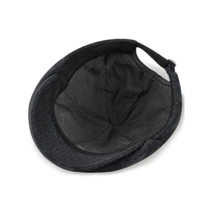 Berretto Melton Wool Ivy Cap grigio - personalizzabile con logo