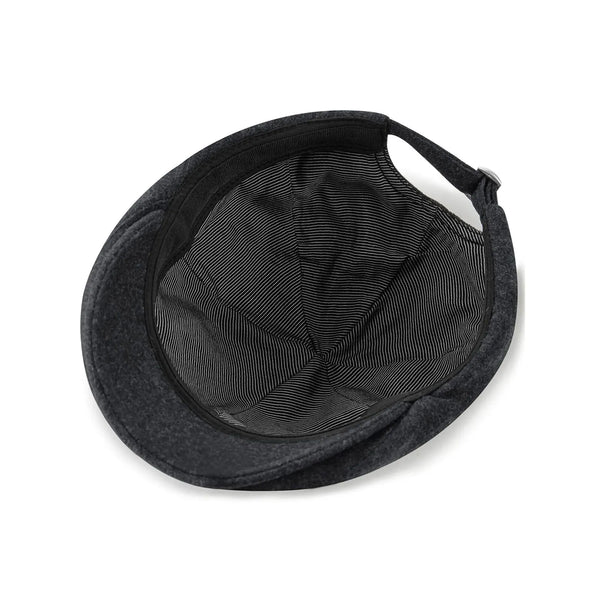 Berretto Melton Wool Ivy Cap grigio - personalizzabile con logo