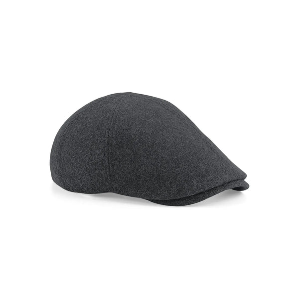 Berretto Melton Wool Ivy Cap grigio - personalizzabile con logo