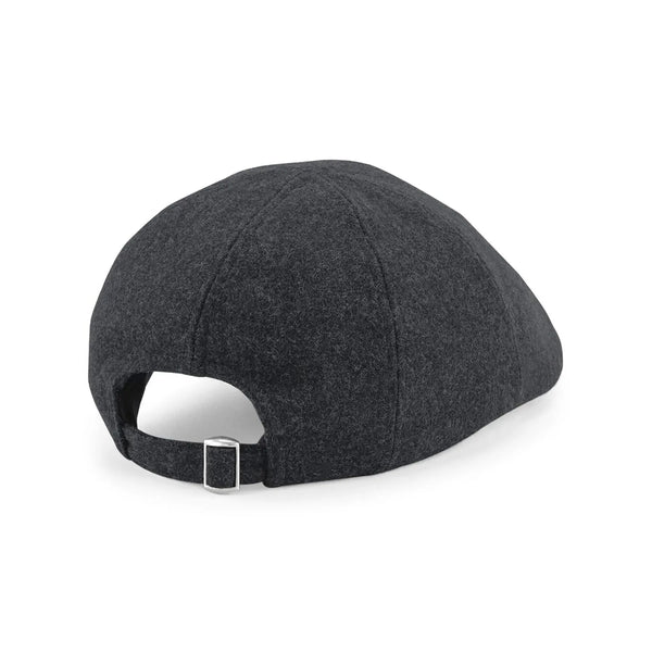 Berretto Melton Wool Ivy Cap grigio - personalizzabile con logo