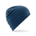 Berretto Merino Beanie blu - personalizzabile con logo