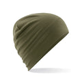 Berretto Merino Beanie verde - personalizzabile con logo