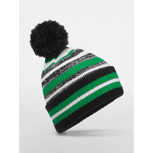 Berretto Multi-Sport Fan Beanie black/kelly green/white - personalizzabile con logo