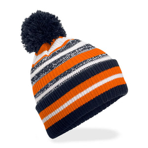 Berretto Multi-Sport Fan Beanie french navy/orange/white - personalizzabile con logo