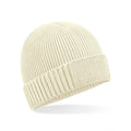 Berretto Organic Cotton Engineered Patch Beanie beige - personalizzabile con logo