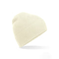 Berretto Organic Cotton Fine Knit Beanie beige - personalizzabile con logo