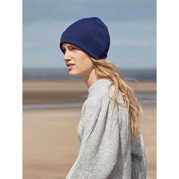 Berretto Organic Cotton Fine Knit Beanie - personalizzabile con logo
