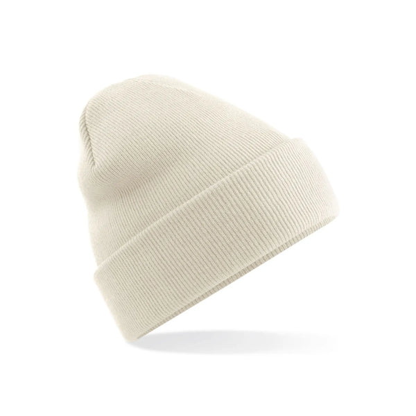 Berretto Original Cuffed Beanie beige - personalizzabile con logo