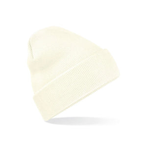 Berretto Original Cuffed Beanie bianco - personalizzabile con logo