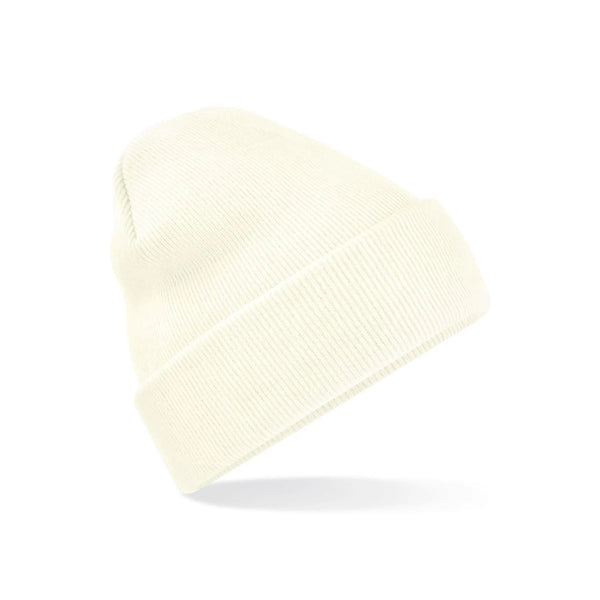 Berretto Original Cuffed Beanie bianco - personalizzabile con logo