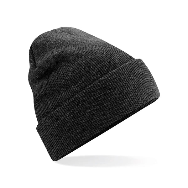 Berretto Original Cuffed Beanie charcoal - personalizzabile con logo