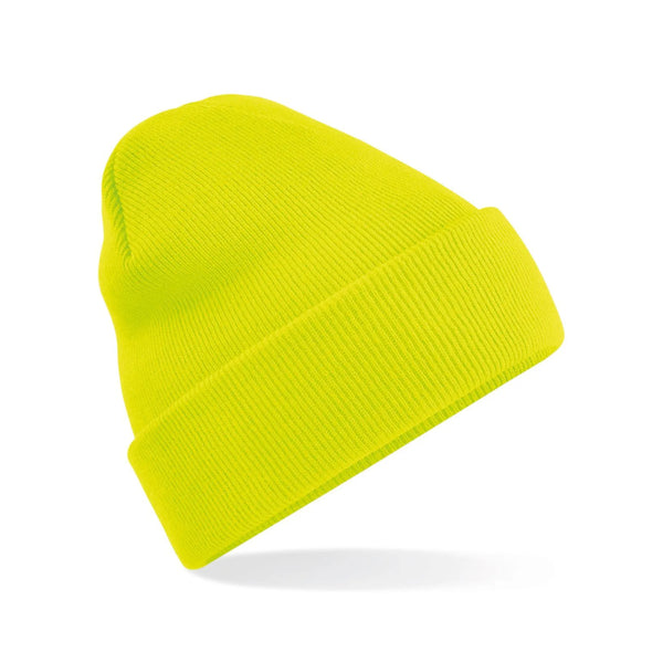 Berretto Original Cuffed Beanie giallo - personalizzabile con logo