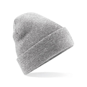 Berretto Original Cuffed Beanie heather grey - personalizzabile con logo