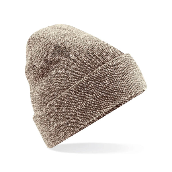Berretto Original Cuffed Beanie heather oatmeal - personalizzabile con logo