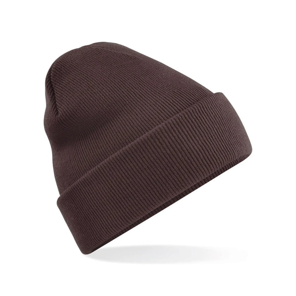 Berretto Original Cuffed Beanie marrone - personalizzabile con logo