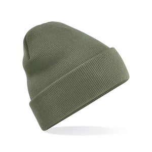 Berretto Original Cuffed Beanie olive green - personalizzabile con logo