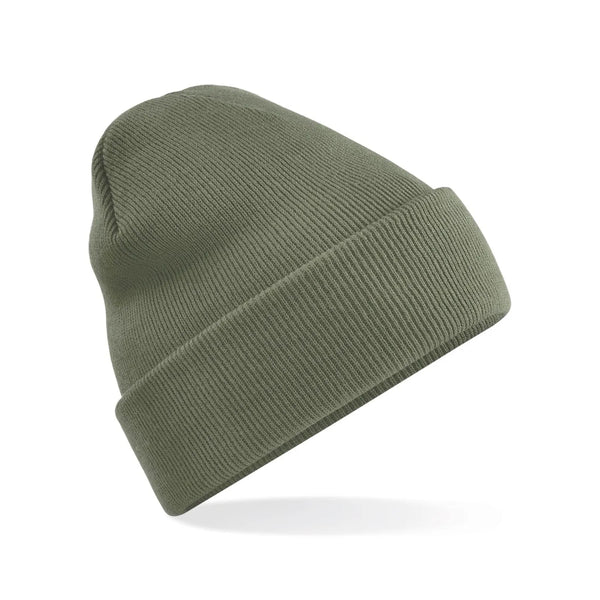 Berretto Original Cuffed Beanie olive green - personalizzabile con logo