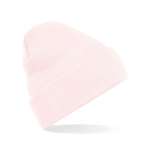 Berretto Original Cuffed Beanie pastel pink - personalizzabile con logo