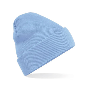 Berretto Original Cuffed Beanie sky Blue - personalizzabile con logo