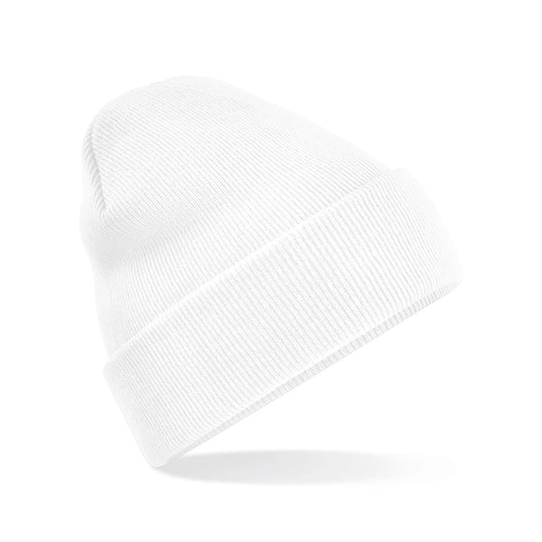 Berretto Original Cuffed Beanie white - personalizzabile con logo