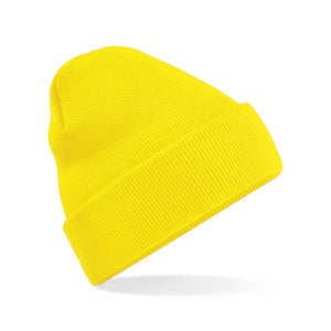 Berretto Original Cuffed Beanie yellow - personalizzabile con logo