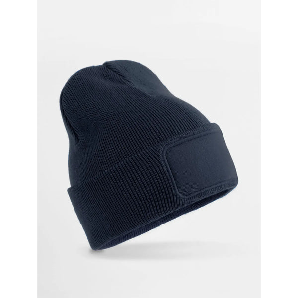 Berretto originale con toppa per bambini blu - personalizzabile con logo