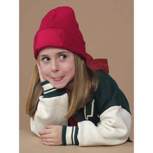 Berretto originale con toppa per bambini - personalizzabile con logo
