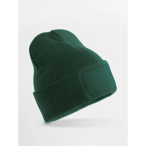 Berretto originale con toppa per bambini verde - personalizzabile con logo