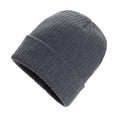 Berretto Polylana® Pryor AWARE™ con risvolto grigio scuro - personalizzabile con logo