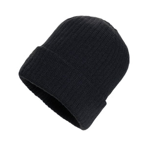 Berretto Polylana® Pryor AWARE™ con risvolto nero - personalizzabile con logo