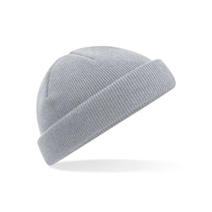 Berretto Recycled Mini Fisherman Beanie grigio - personalizzabile con logo