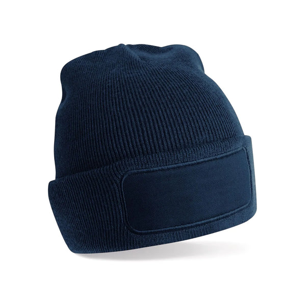Berretto Recycled Original Patch Beanie blu - personalizzabile con logo