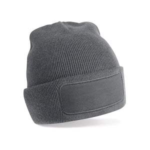 Berretto Recycled Original Patch Beanie grigio - personalizzabile con logo