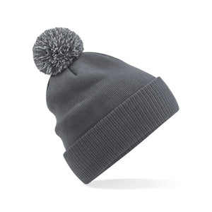 Berretto Recycled Snowstar® Beanie grigio - personalizzabile con logo