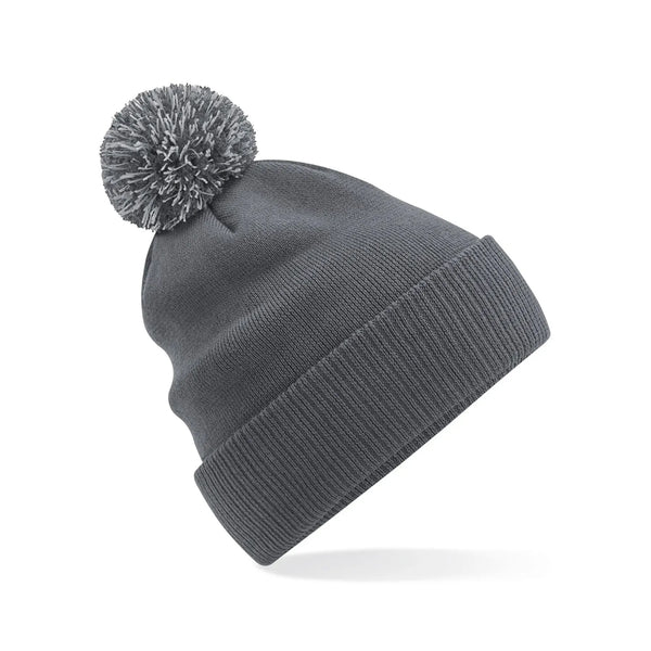 Berretto Recycled Snowstar® Beanie grigio - personalizzabile con logo