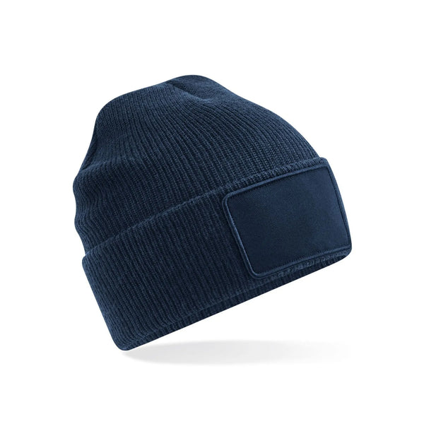 Berretto Removable Patch Thinsulate Beanie blu - personalizzabile con logo