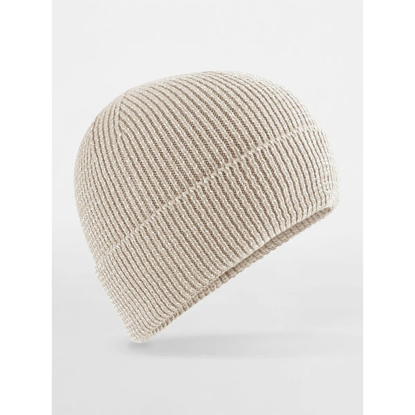 Berretto riflettente Streetlite beige - personalizzabile con logo