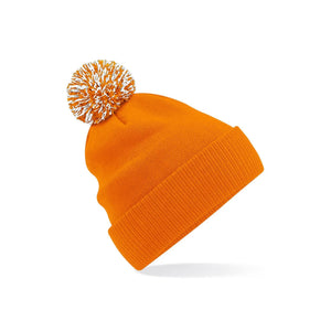 Berretto Snowstar Beanie arancione - personalizzabile con logo