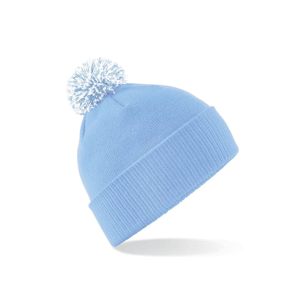 Berretto Snowstar Beanie azzurro - personalizzabile con logo