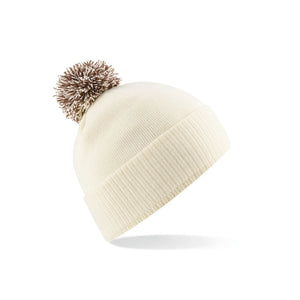 Berretto Snowstar Beanie bianco - personalizzabile con logo