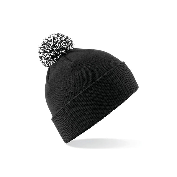 Berretto Snowstar Beanie black/white - personalizzabile con logo