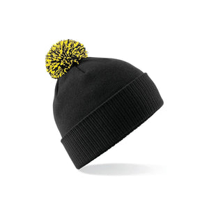 Berretto Snowstar Beanie black/yellow - personalizzabile con logo