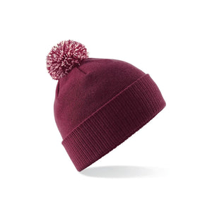 Berretto Snowstar Beanie bordeaux - personalizzabile con logo
