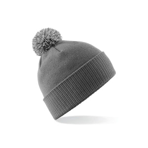 Berretto Snowstar Beanie grigio - personalizzabile con logo
