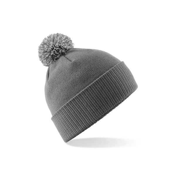 Berretto Snowstar Beanie grigio - personalizzabile con logo