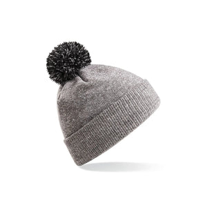 Berretto Snowstar Beanie heather grey/black - personalizzabile con logo